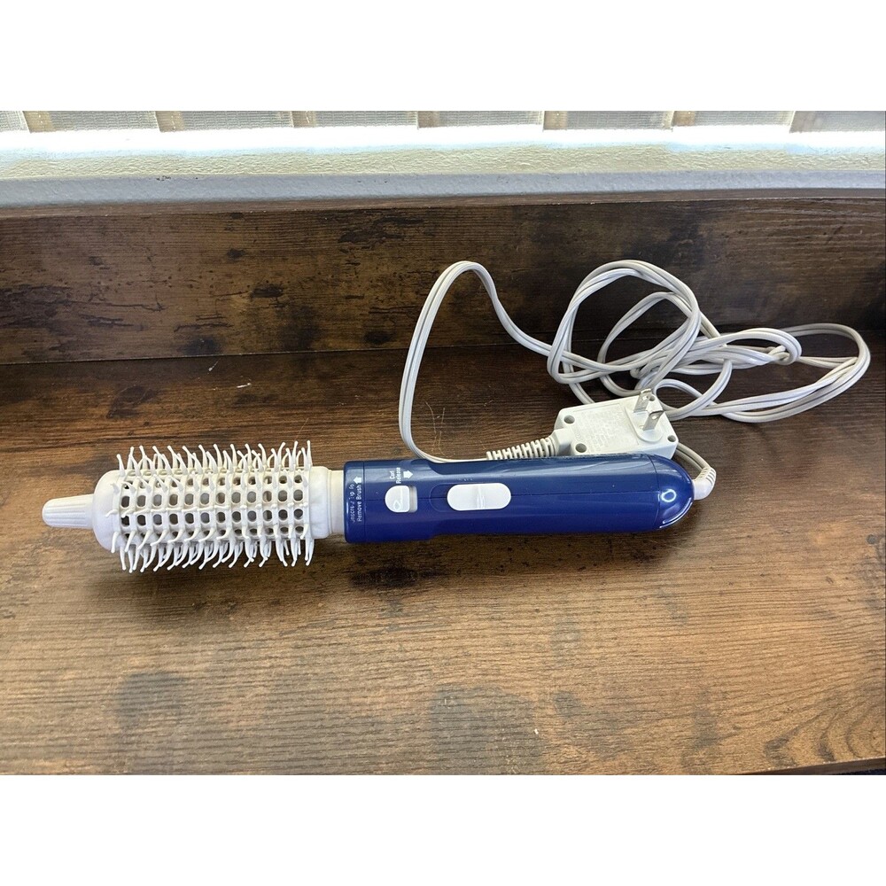 Helen Of Troy 1.5” Hot Air Curling Iron Brush Ball Tip Bristle Curl Release 6073